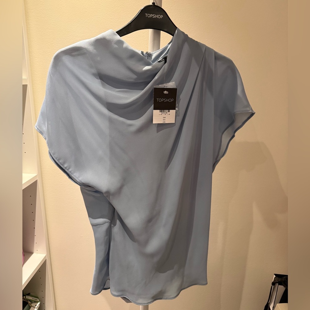 New Size 10 topshop blue top